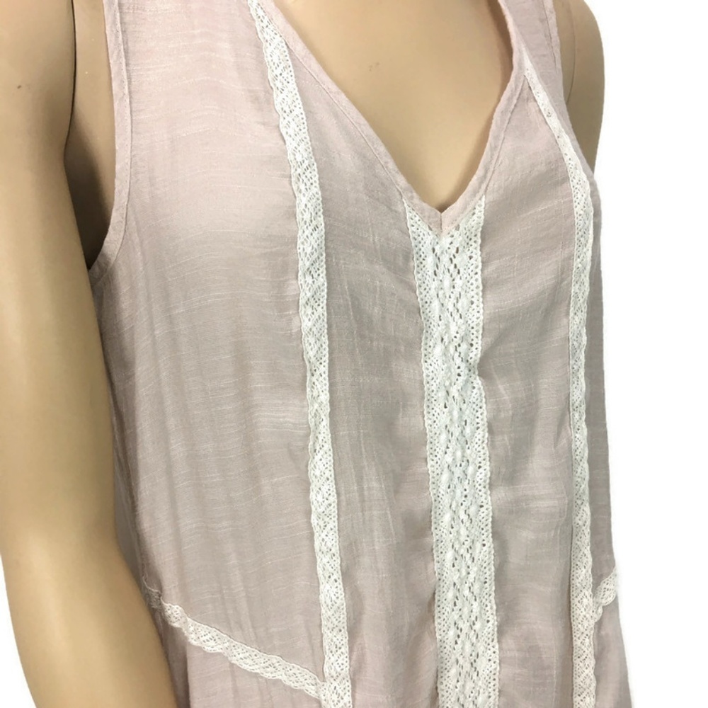 Spense Beige Sleeveless blouse Size Medium